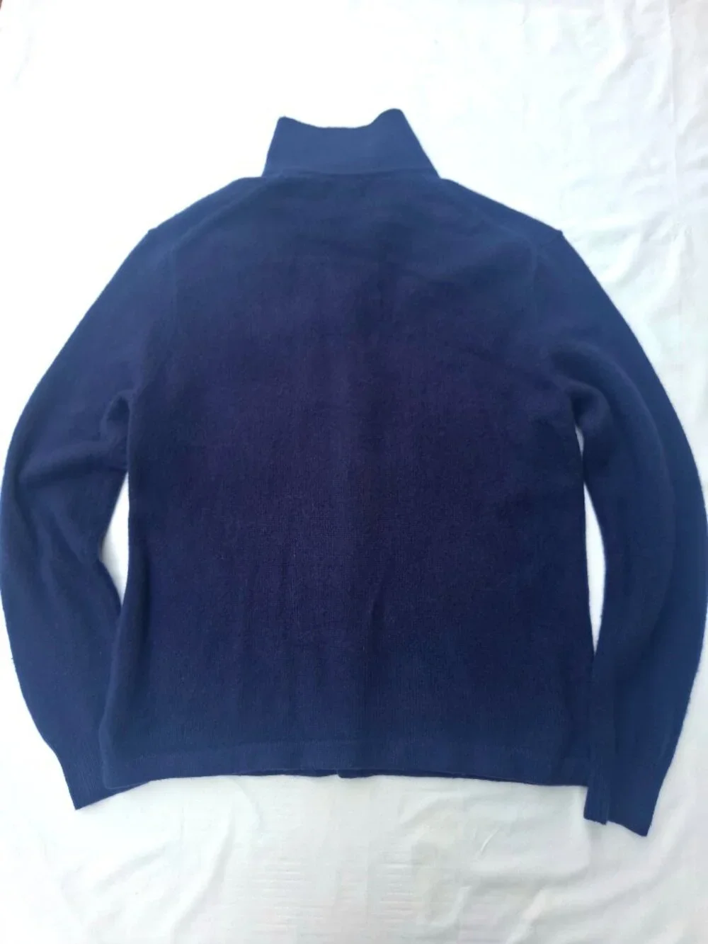 Polo Ralph Lauren Wool Cashmere Men's Cardigan Sweater Large Navy Classic Preppy